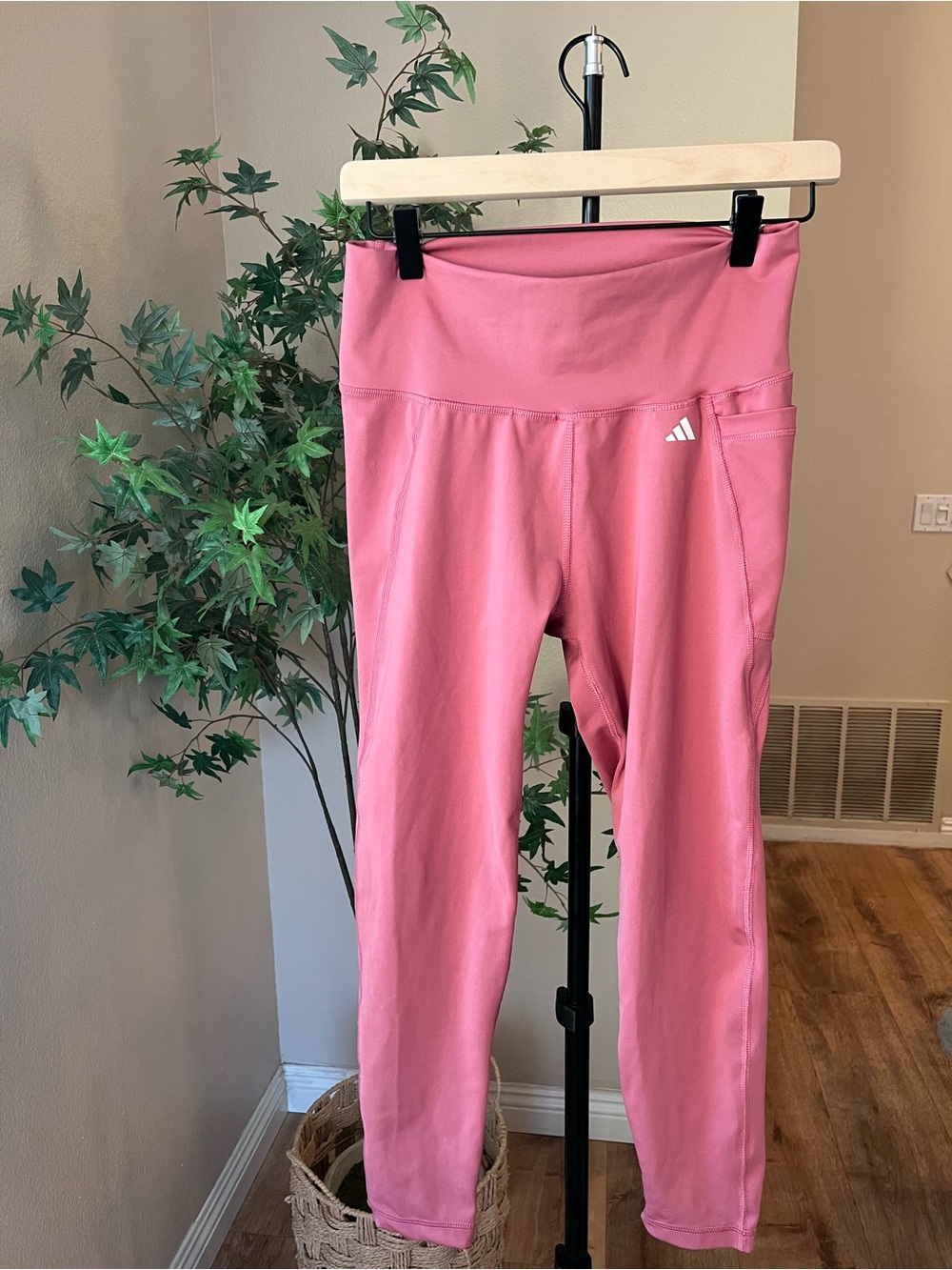 Pink Adidas AEROREADY Leggings